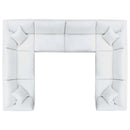 Commix Down Filled Overstuffed 8 Piece Sectional Sofa Set