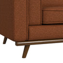 Venus Sofa with Cherry Finished Wooden Front