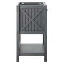 Steam 23" Bathroom Vanity Cabinet (Sink Basin Not Included)