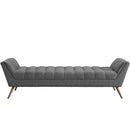 Response Upholstered Fabric Bench