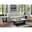 Beckley Coffee Table Complete in White Marble Top