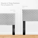 Angela Twin Performance Velvet Headboard