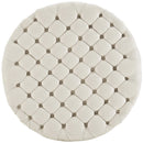 Amour Upholstered Fabric Ottoman
