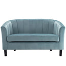 Prospect Channel Tufted Performance Velvet Loveseat