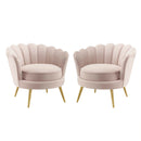 Admire Accent Armchair Performance Velvet Set of 2