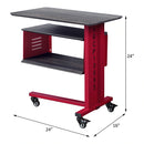 Accent Table w/Wall Shelf