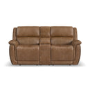 Beau Latitudes Power Reclining Loveseat with Console & Power Headrests - 5000006347