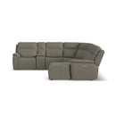 Sawyer Latitudes Power Reclining Sectional with Power Headrests & Lumbar - 5000-1845-SECTPH-00901 - Michael's Discount Furniture
