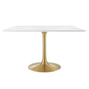 Lippa 47" Square Wood Top Dining Table