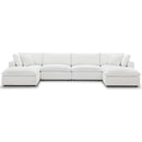 Commix Down Filled Overstuffed 6 Piece Sectional Sofa Set