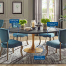 Drive 78" Oval Wood Top Dining Table