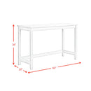 Eleanor Bar Table Single Pack (1 Tables + 3 Stools) in White