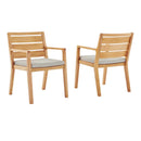 Portsmouth Outdoor Patio Karri Wood Armchair Set of 2