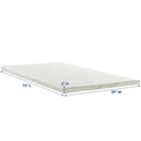 Relax Twin 2" Gel Memory Foam Mattress Topper