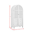Portico Display Cabinet in Brown Oak