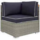 Repose 6 Piece Outdoor Patio Sectional Set