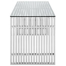 Gridiron Stainless Steel Office Desk