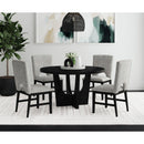 Oregon 5PC Dining Set in Black