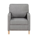 8557GY-1PB - Push Back Reclining Chair