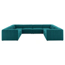Bartlett Upholstered Fabric 8-Piece Sectional Sofa