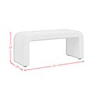 Seqouia Bench With 2 Stools in Ching Cream