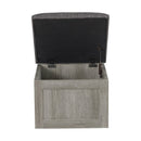 Uster Coffee Table W/Four storage Stools Grey
