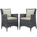 Summon 2 Piece Outdoor Patio Sunbrella� Dining Set