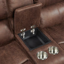 Atlantis Living Room Set in Heritage Brown
