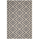 Jagged Geometric Diamond Trellis 8x10 Indoor and Outdoor Area Rug