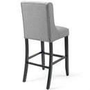 Baron Bar Stool Upholstered Fabric Set of 2
