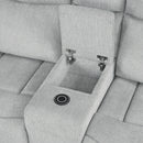 Motion Loveseat w/Console & Storage Arm