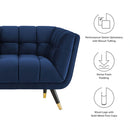 Adept Performance Velvet Armchair