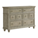Whit-Ash 6-Drawer Dresser in Light Grey