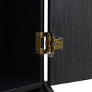 Hurricanes Dartboard Cabinet with Speaker and LED in Black (3A Packing)