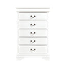 Mayville 5 Drawer Chest in White 2147W-9