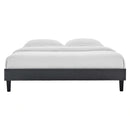 Reign Full Performance Velvet Platform Bed Frame
