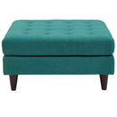 Empress Upholstered Fabric Large Ottoman