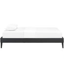 Tessie Twin Vinyl Bed Frame with Squared Tapered Legs