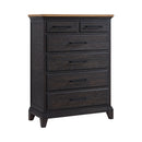 Montrose Storage Bedroom Set in Espresso & Brown