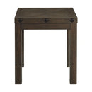 Colorado Occasional End Table w/USB/Power Charcoal