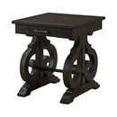 Stone Occasional Side Table With PU Base
