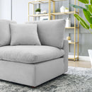 Commix Down Filled Overstuffed Performance Velvet Corner Chair