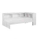 Galen-(3) Twin Bookcase Corner Platform Bed image
