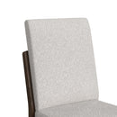 Brisbane Standard Height Dining Set in Brown-Table and Four Fabric Chairs