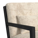 Marina Chair with Kidney Pillow and Brushed Espresso Finish