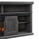 Macau Console with 23"" Fireplace Insert in Grey