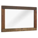 Arwen Rustic Wood Frame Mirror