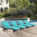 Convene Chaise Outdoor Patio Set of 4