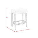 Oak Lawn Grey Bar Table Single Pack (Table + 3 Tan Fabric Stools)