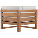 Upland Outdoor Patio Teak Wood Corner Chair